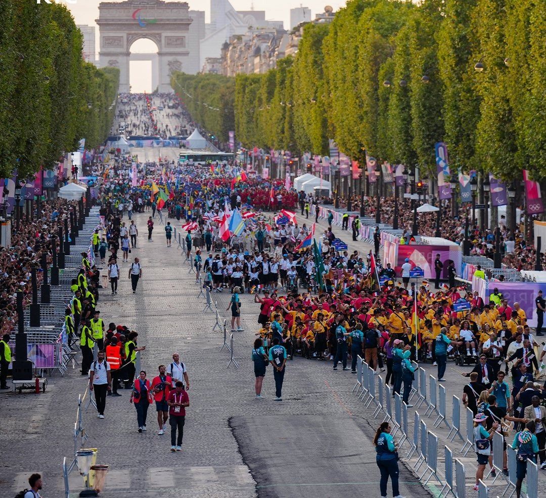 A Champs-Elysées volt a felvonulás színhelye