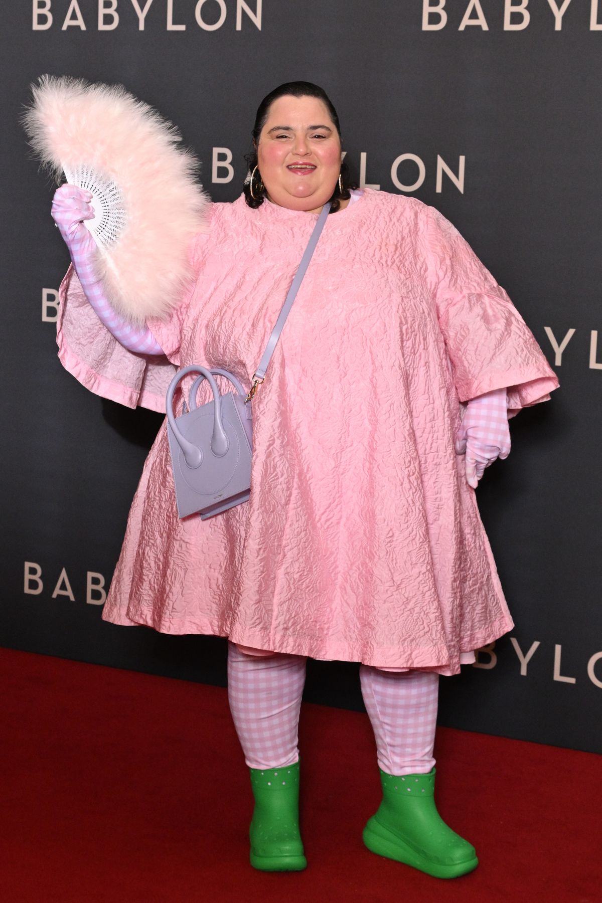 "Babylon" Paris Premiere At Le Grand Rex
PARIS, FRANCE - JANUARY 14: Leslie Barbara Butch attends the "Babylon" Paris Premiere at le Grand Rex on January 14, 2023 in Paris, France. (Photo by Stephane Cardinale - Corbis/Corbis via Getty Images)