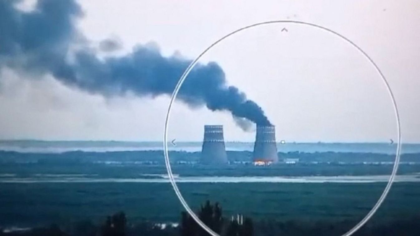 Tűz a Zaporizzsja atomerőműben