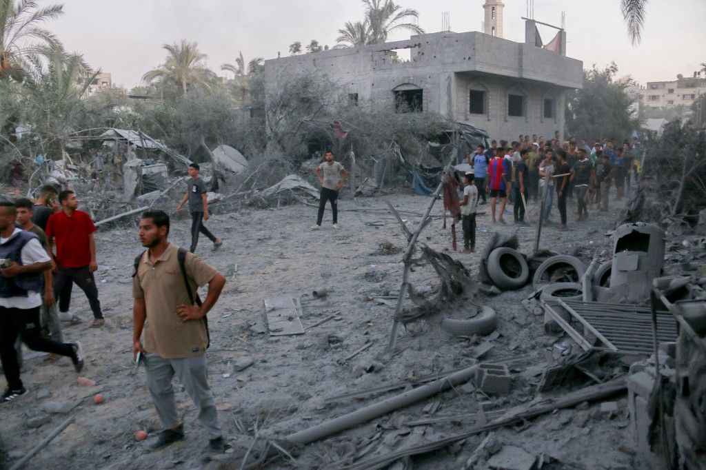 Israeli Airstrike Deir al-Balah Gaza Strip