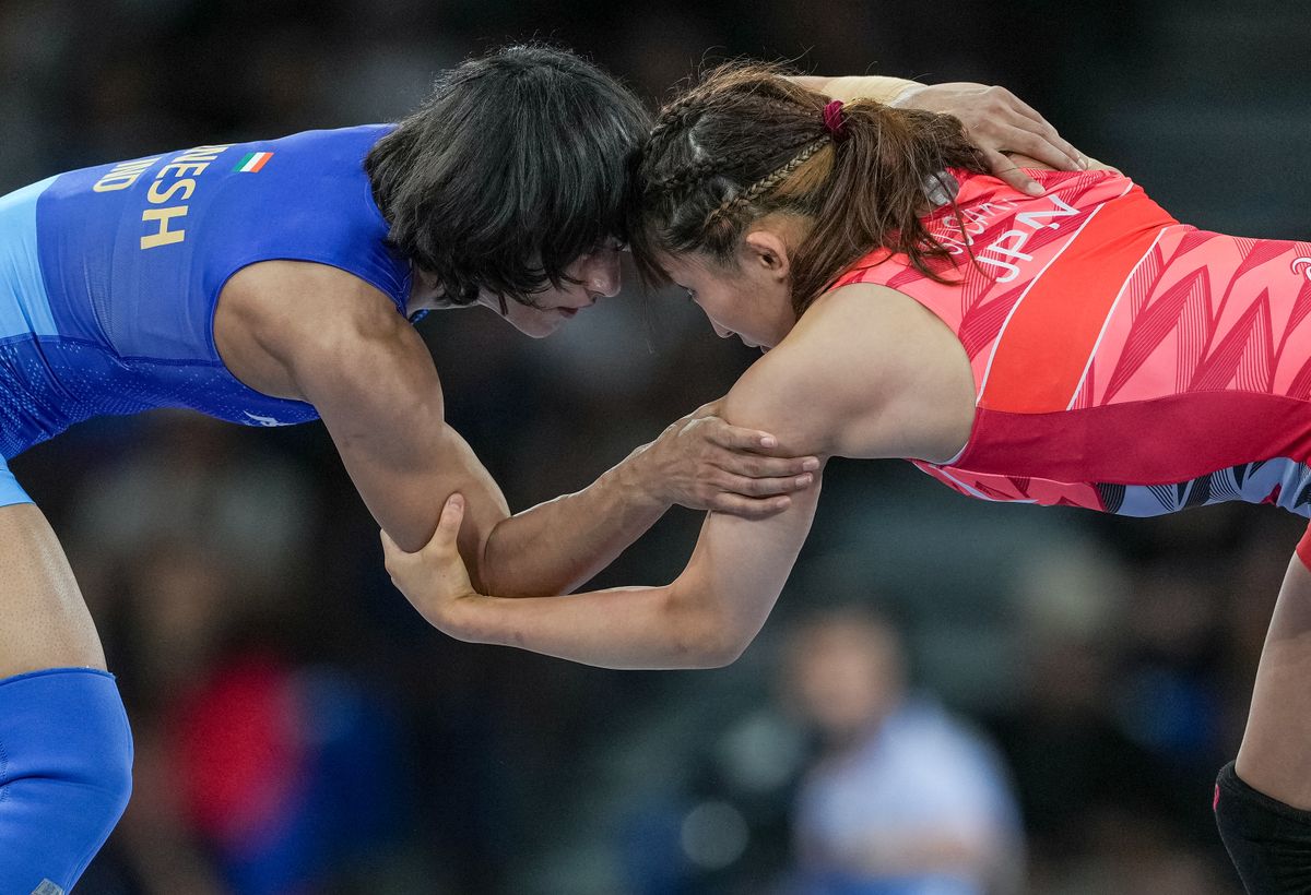 Vinesh Phogat és Szuszaki Jui