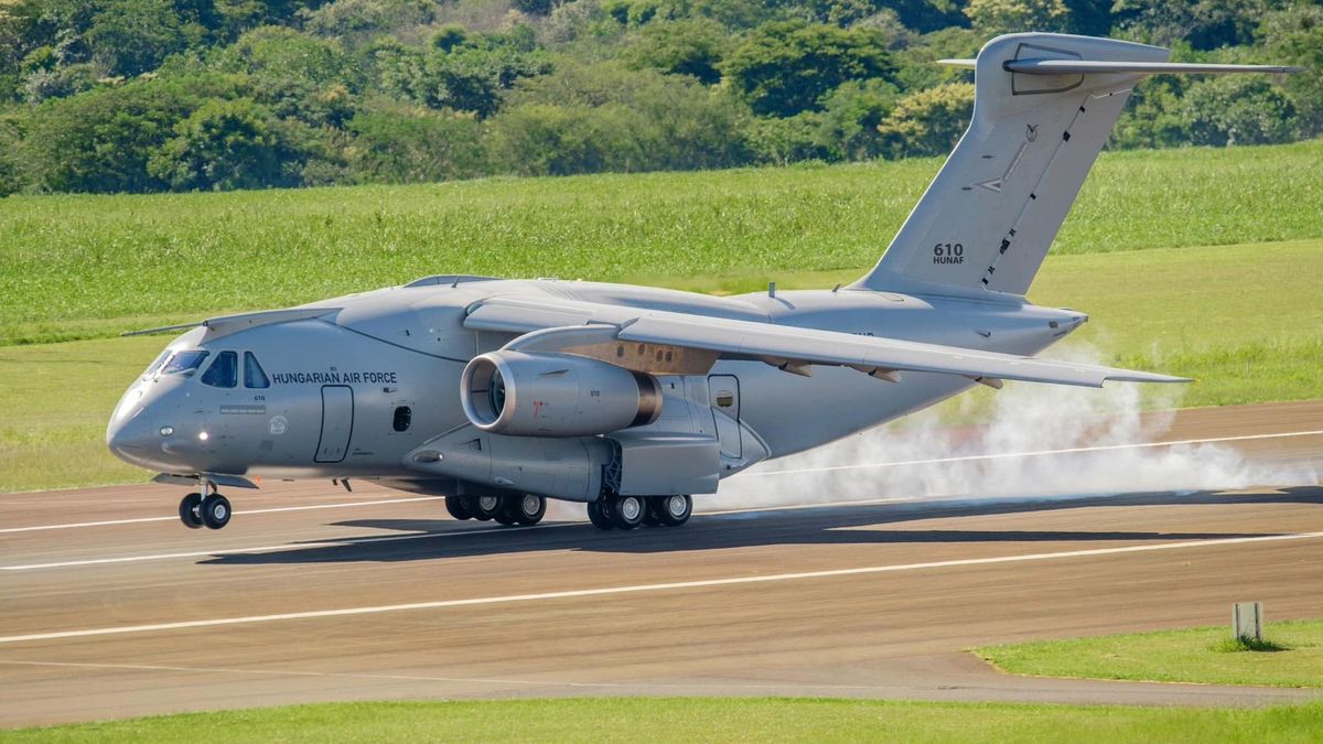 A jövő héten érkezik meg a Magyar Honvédség első KC–390-es taktikai szállítógépe + Videó