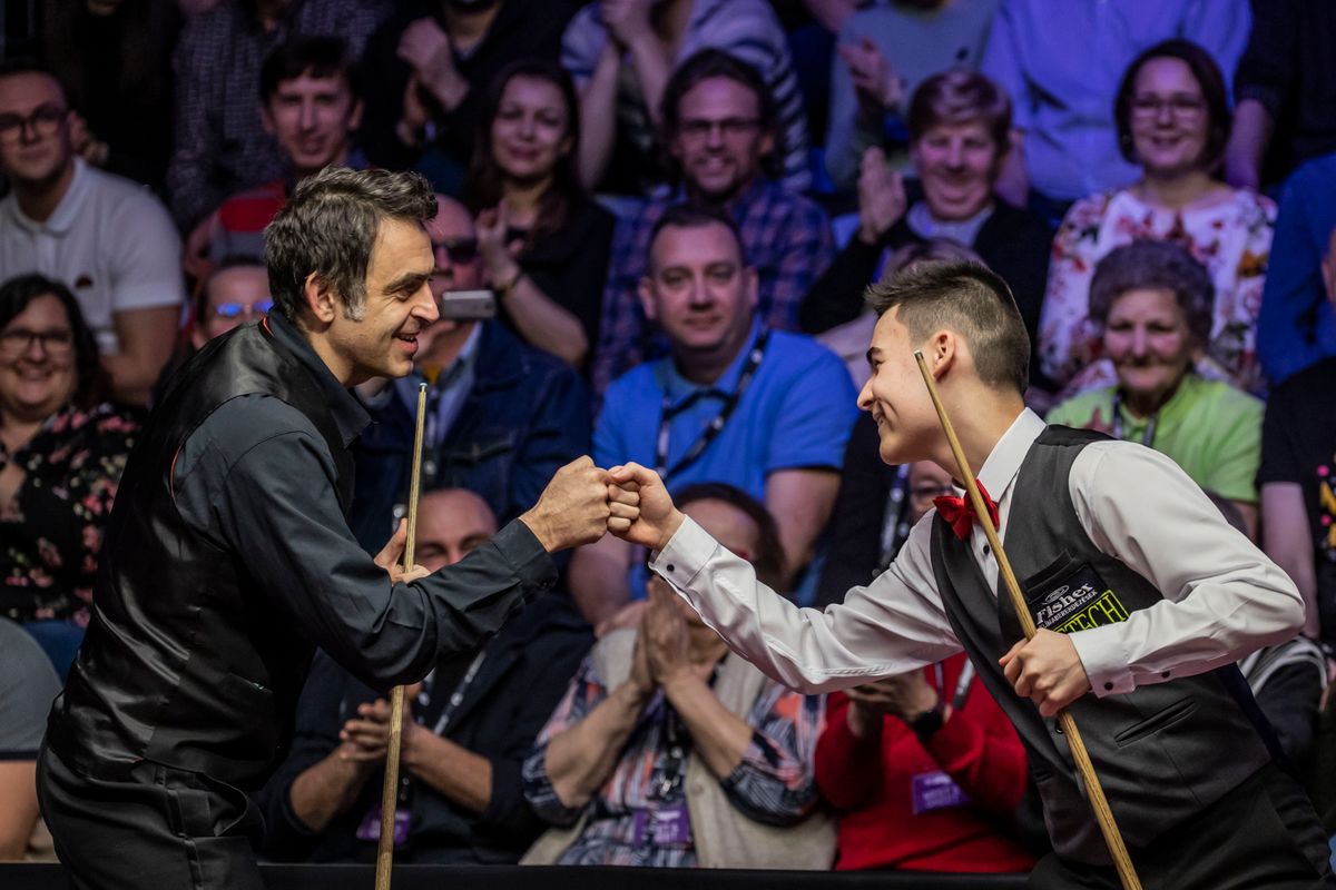 Budapest 20230304 Snooker Sznúker 2023 Magyar Sznúker Gála Fotó Koncz Márton Nemzeti Sport Ronnie OSullivan O'Sullivan Révész Bulcsú