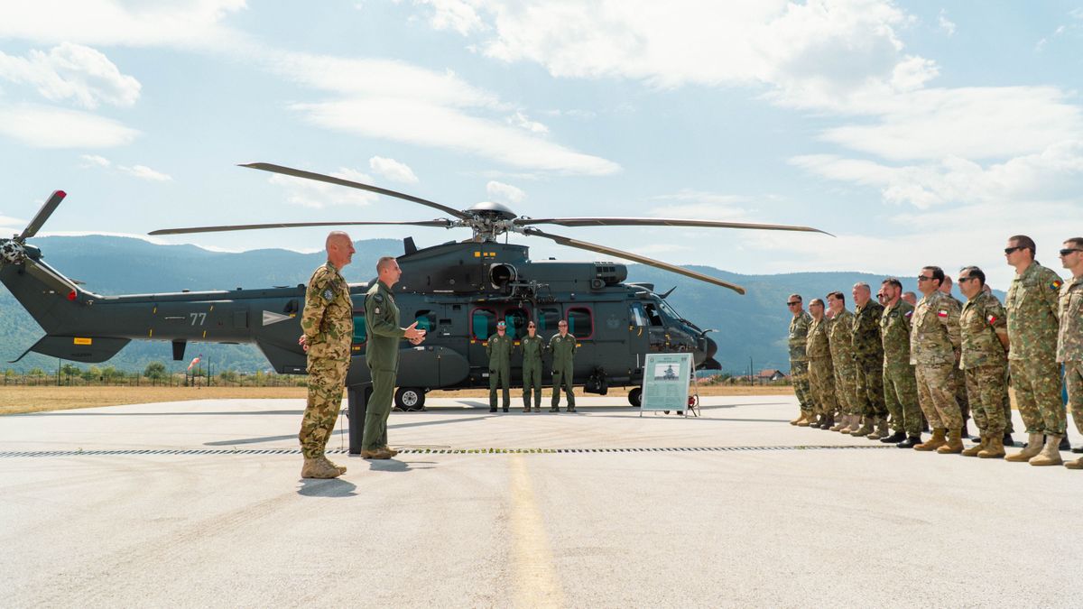 A Magyar Honvédség Airbus H225M típusú helikoptere