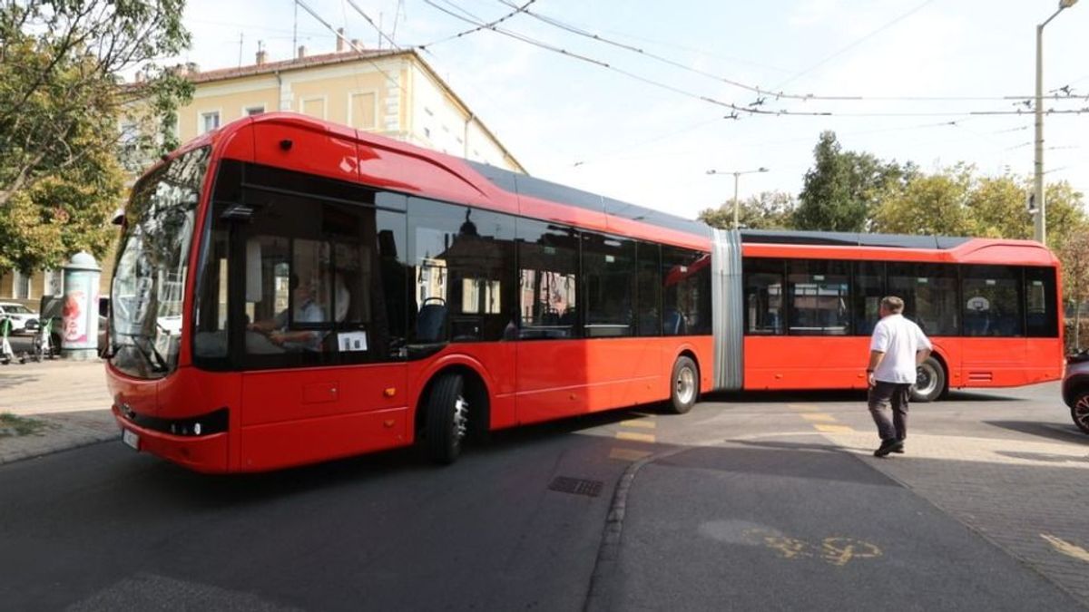 BYD Articulated Bus under Testing in Szeged