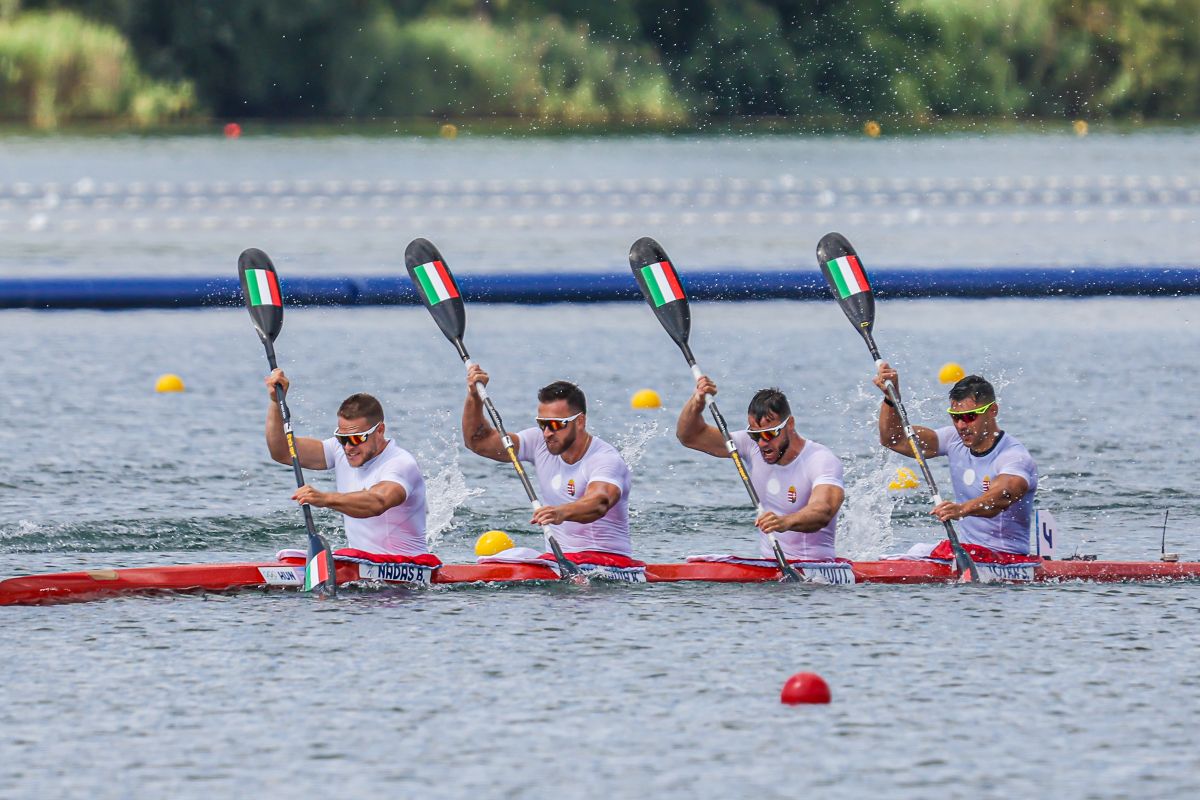 kajak-kenu Párizs olimpia 2024 magyar csapat Nádas Bence Csizmadia Kolos Kuli István Tótka Sándor