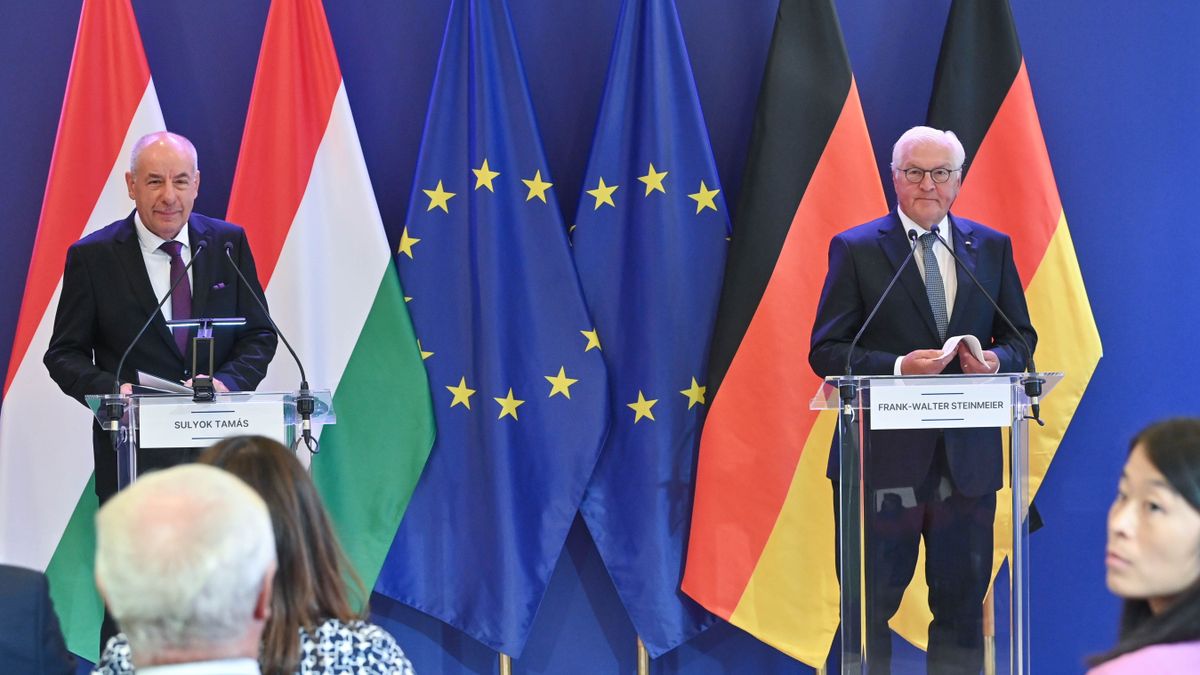 Sopronban találkozott Frank-Walter Steinmeier német államfő és Sulyok Tamás köztársasági elnök