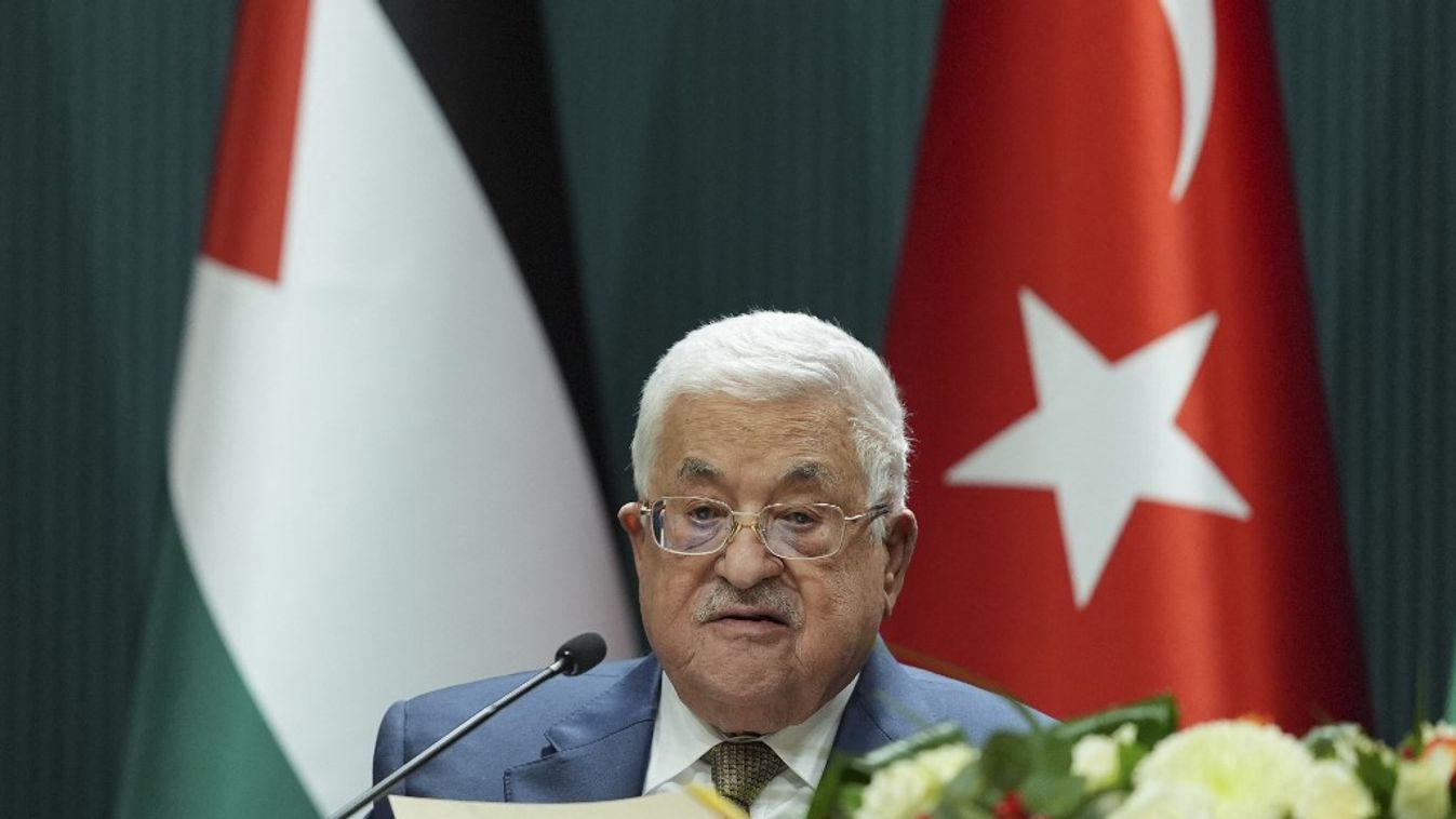 Turkish President Erdogan - Palestinian President Abbas joint press conference in Ankara