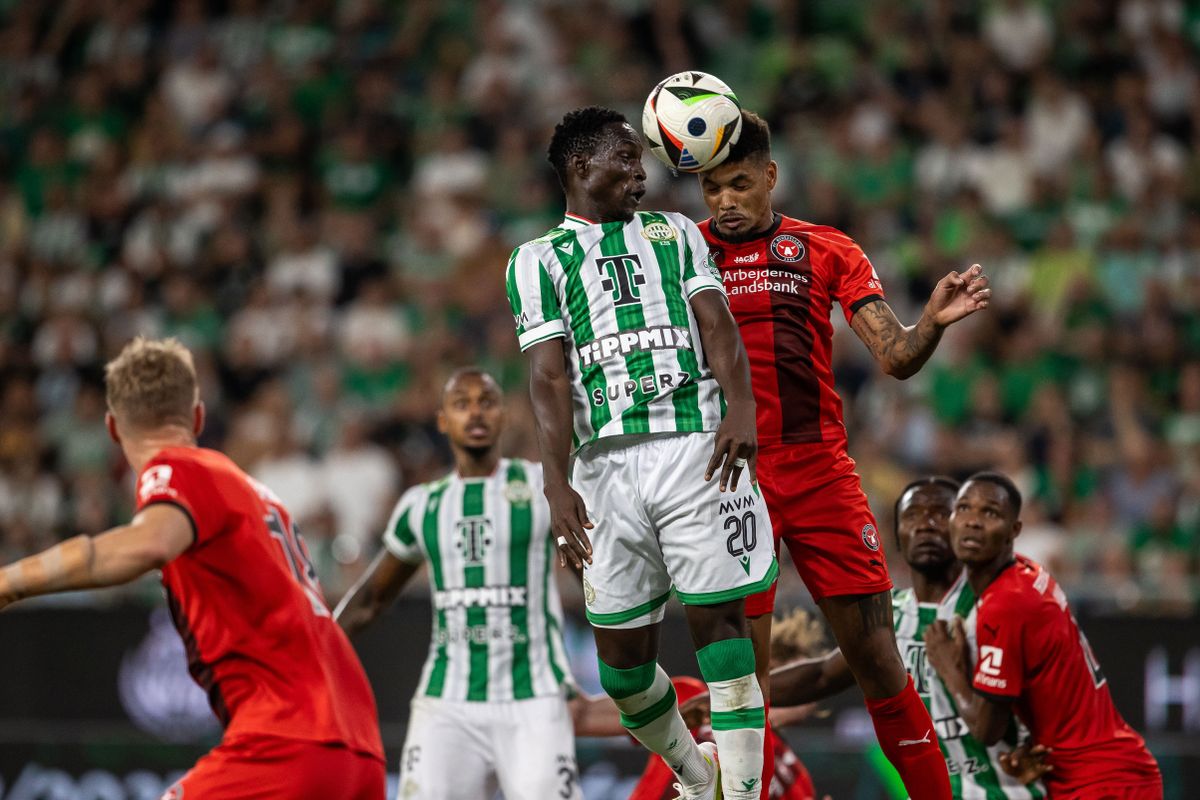 20240813 Budapest
Ferencvárosi TC - FC Midtjylland BL selejtező labdarúgó mérkőzés.
fotó: Polyák Attila (PA)
Origo
képen: #20 Adama Traoré, #73 Juninho