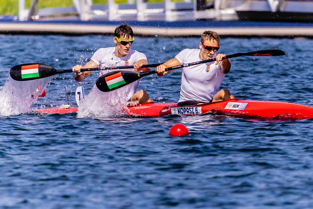 Kopasz Bálint Varga Ádám egyes páros arany kajak-kenu  magyar csapat olimpia 2024