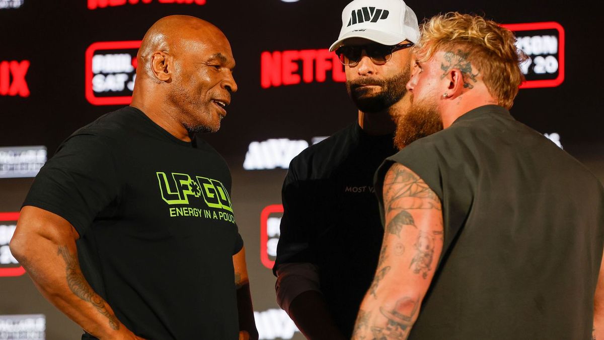 Mike Tyson az első pillanattól neki akar ugrani az influenszerből lett botcsinálta bokszolónak