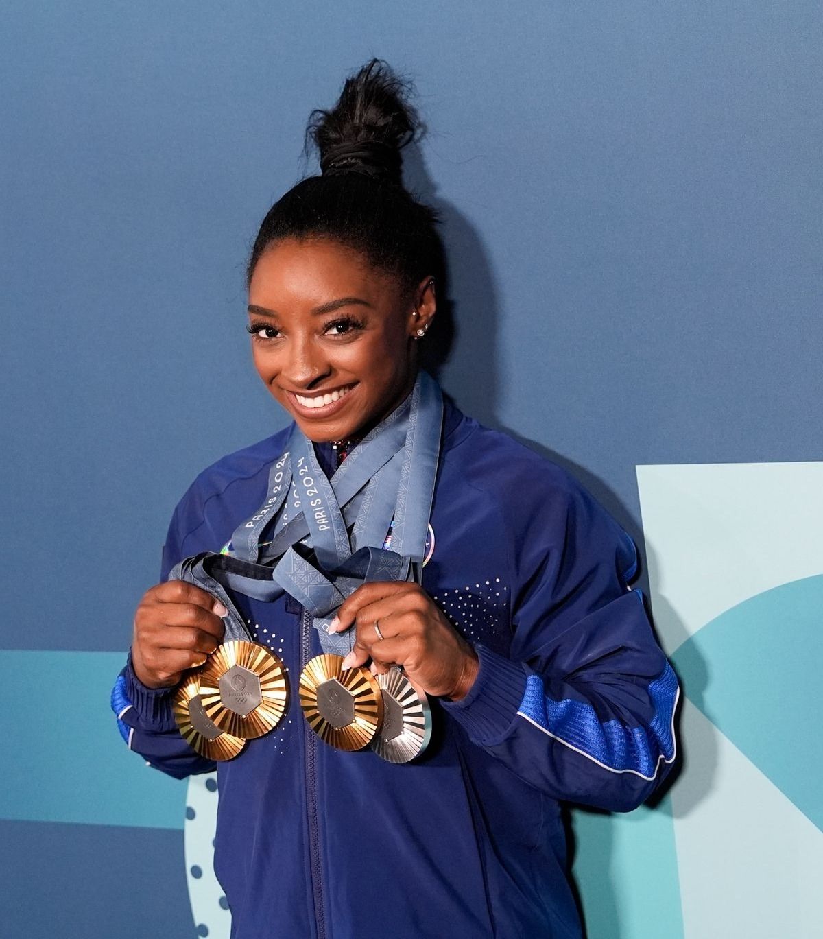 Simone Biles párizsi termése Fotó: MTI/AP/Francisco Seco