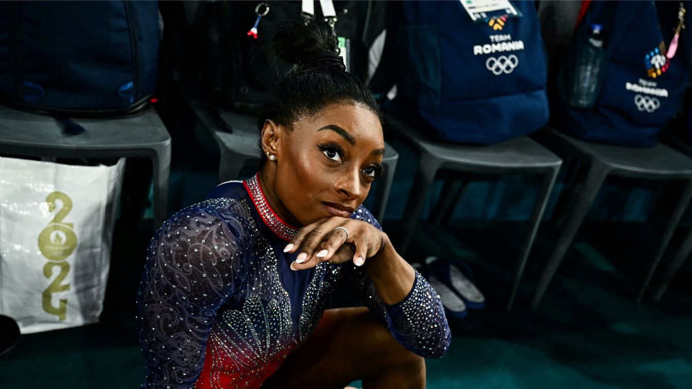 Simone Biles a párizsi olimpián is aratott, de az utolsó versenynapon nem bővítette az aranyai számát