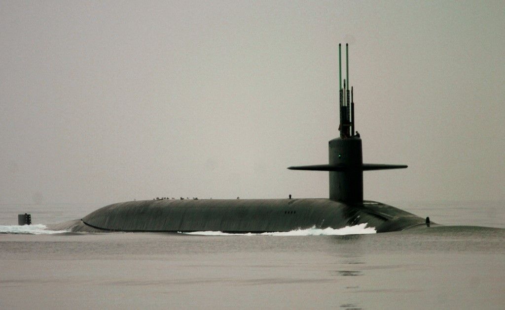 U.S. Navy Conducts Operations Aboard Missile Submarine USS Georgia