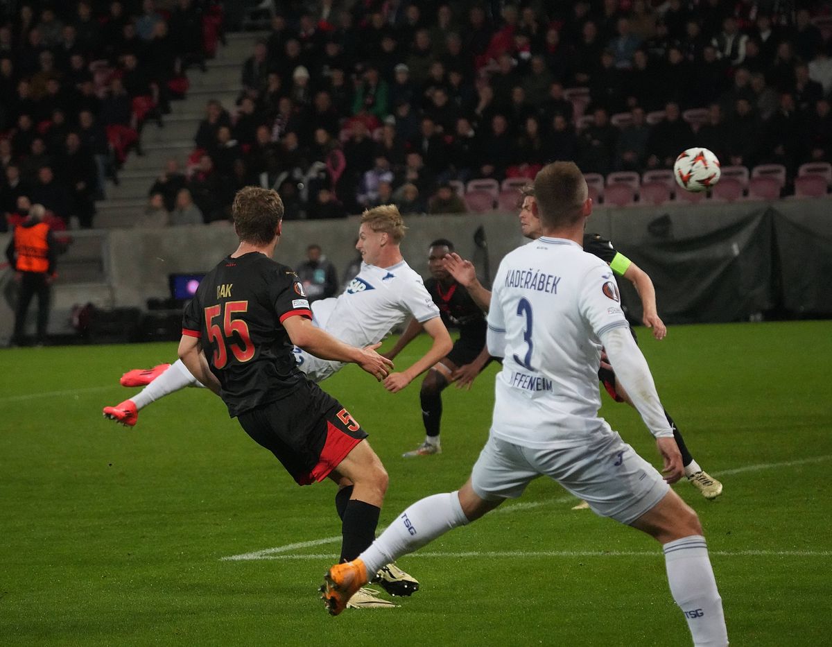 Europa League, FC Midtjylland vs TSG 1899 Hoffenheim Max Mörstedt Szalai Attila Ferencváros Európa-liga