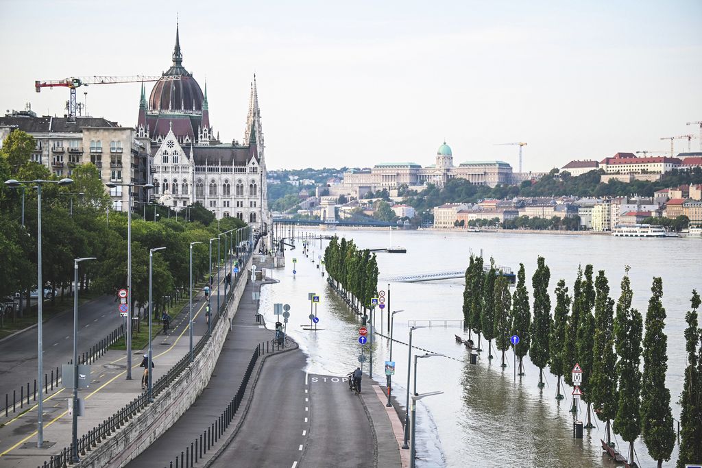 Árvíz Budapest rakpart