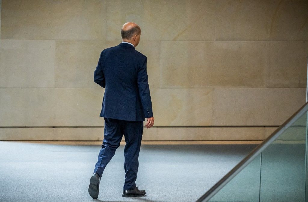 Olaf Scholz német kancellár távozik