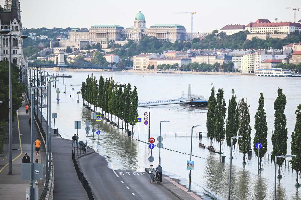 Árvíz Budapest rakpart