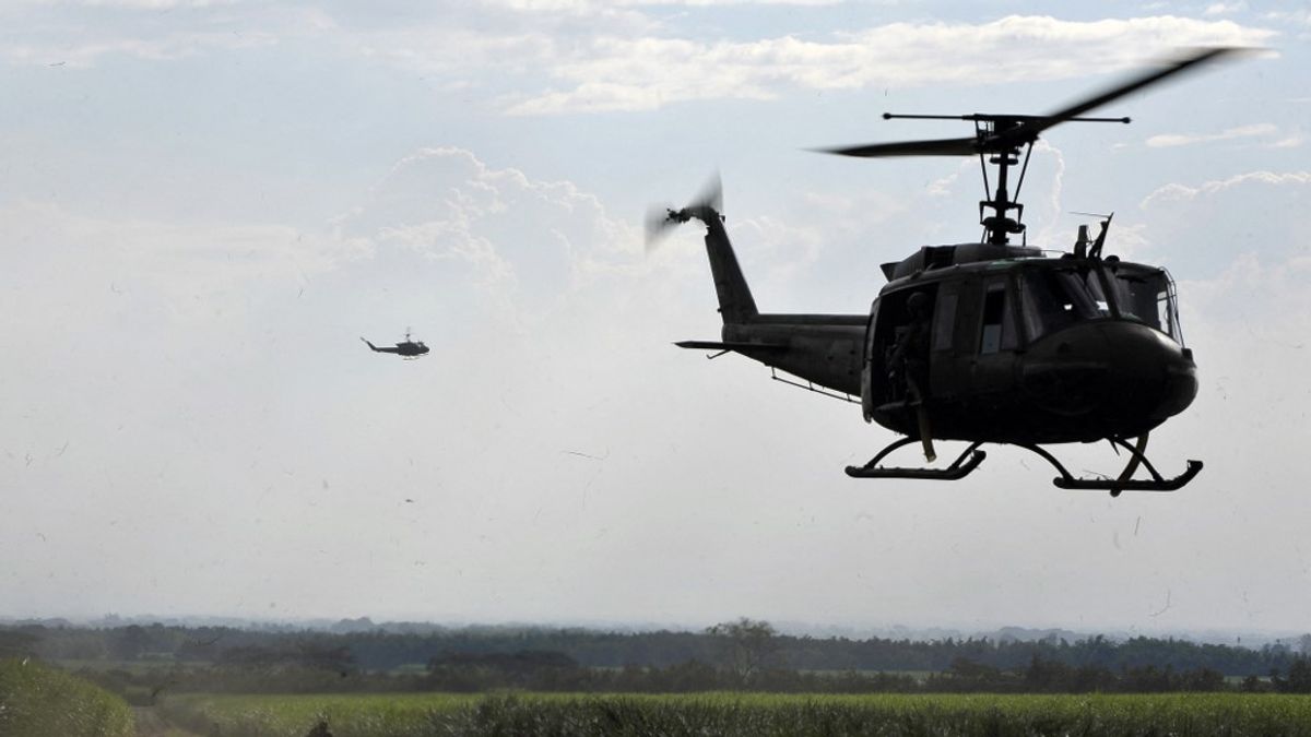 Lezuhant egy katonai helikopter Kolumbiában, sok a halott