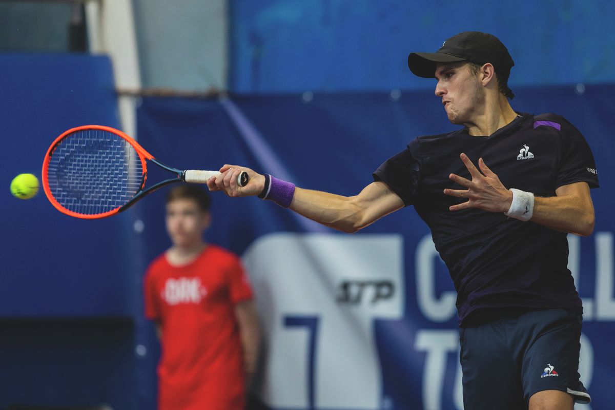 Székesfehérvár 20240315 Tenisz 2024 ATP Challenger torna Kiskút Open Fotó Koncz Márton Nemzeti Sport Piros Zsombor tenisz Marko Topo Tolln Davis-kupa magyar válogatott