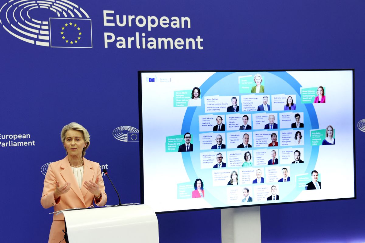 Ursula von de Leyen európai bizottsági elnök új csapata 