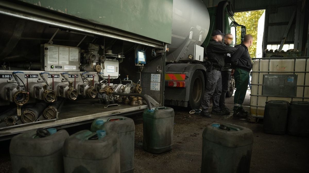 Never Seen an Illegal Gas Station in a Truck Wash? Watch This Police Video