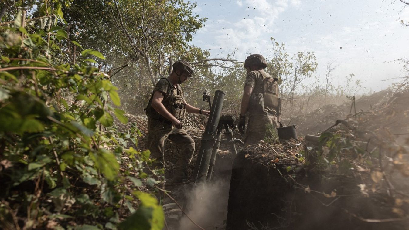 Ukrainian mortar unit operates in Kreminna direction