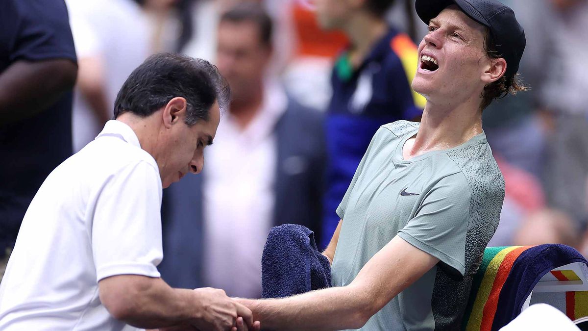 Jannik Sinner sérülés Jack Draper Taylor Fritz US Open