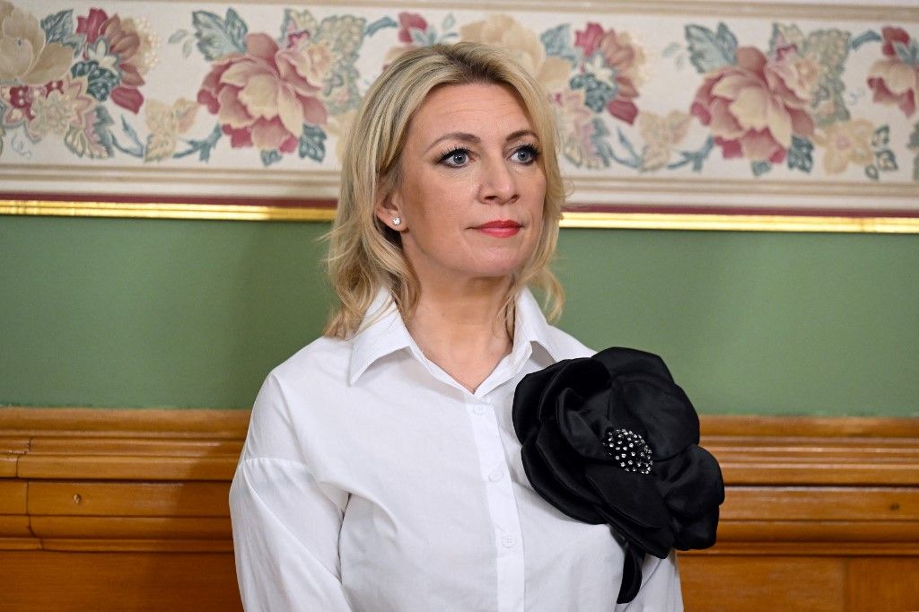 Marija Zaharova, az orosz külügyminisztérium szóvivője