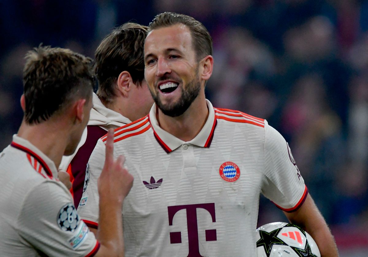 Champions League, FC Bayern München vs Dinamo Zagreb Harry Kane német csapat négy gól UEFA Bajnokok Ligája legjobb játékos