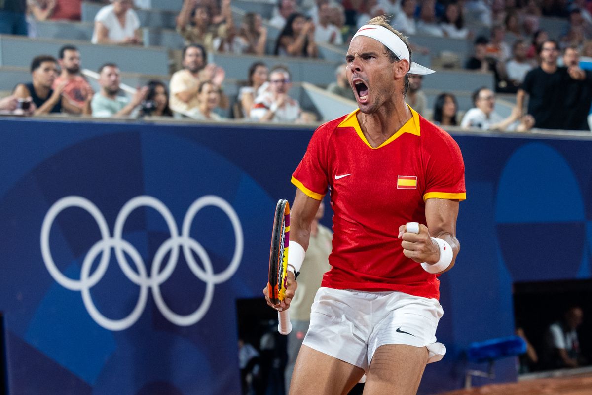 Tennis - Olympic Games Paris 2024: Day 5Rafael Nadal olimpia 2024 visszavonulás búcsú Carlos Alcaraz Roland Garros Laver-kupa Roger Federer Novak Djokovics Szaúd-Arábia Marin Cilic