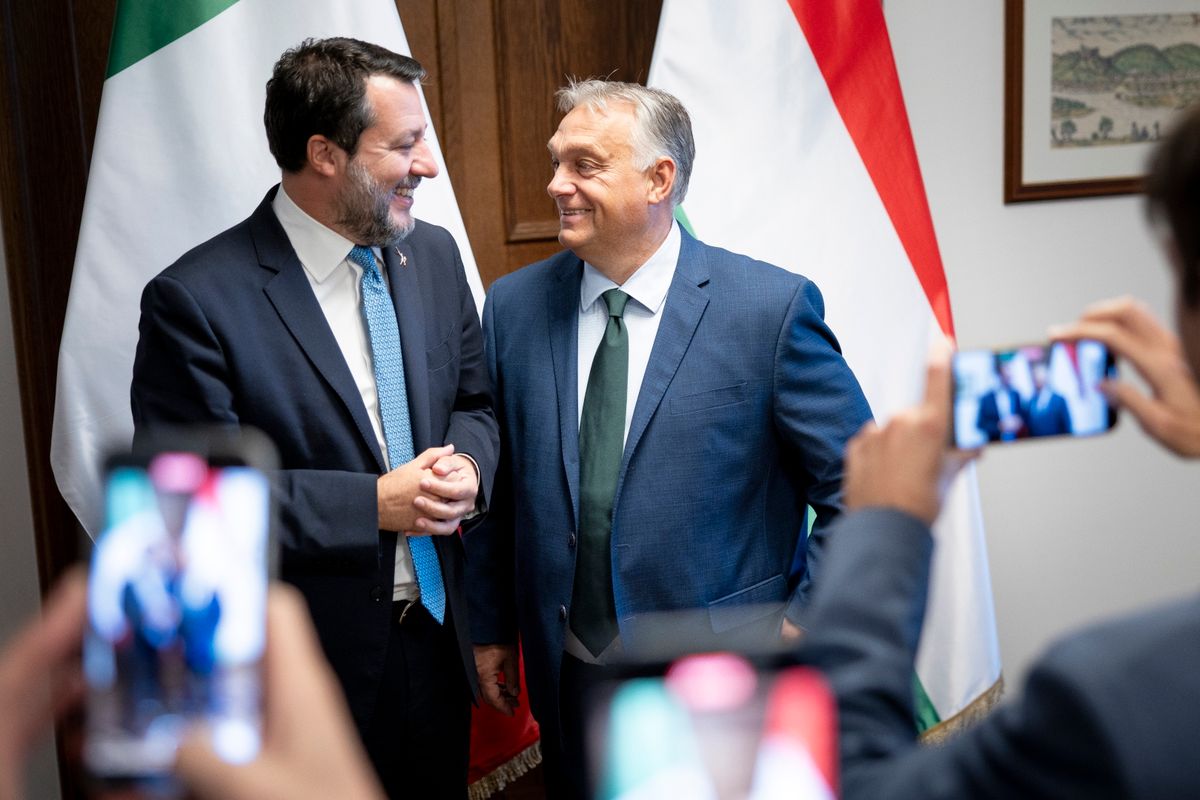 Matteo Salvini és Orbán Viktor