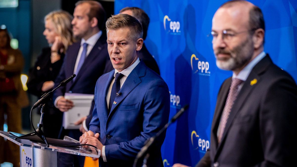 Magyar Péter állva tapsolta az Ukrajna katonai támogatását követelő Ursula von der Leyent