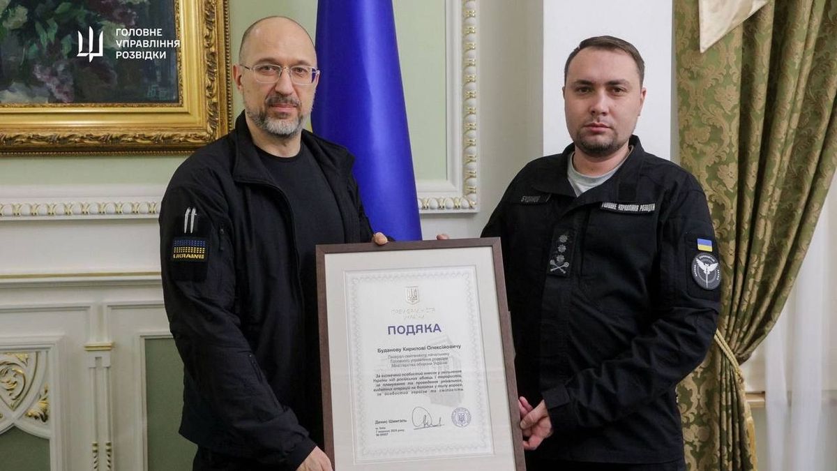 Budanov kitüntetést kapott a háborús hírszerzési munkájáért