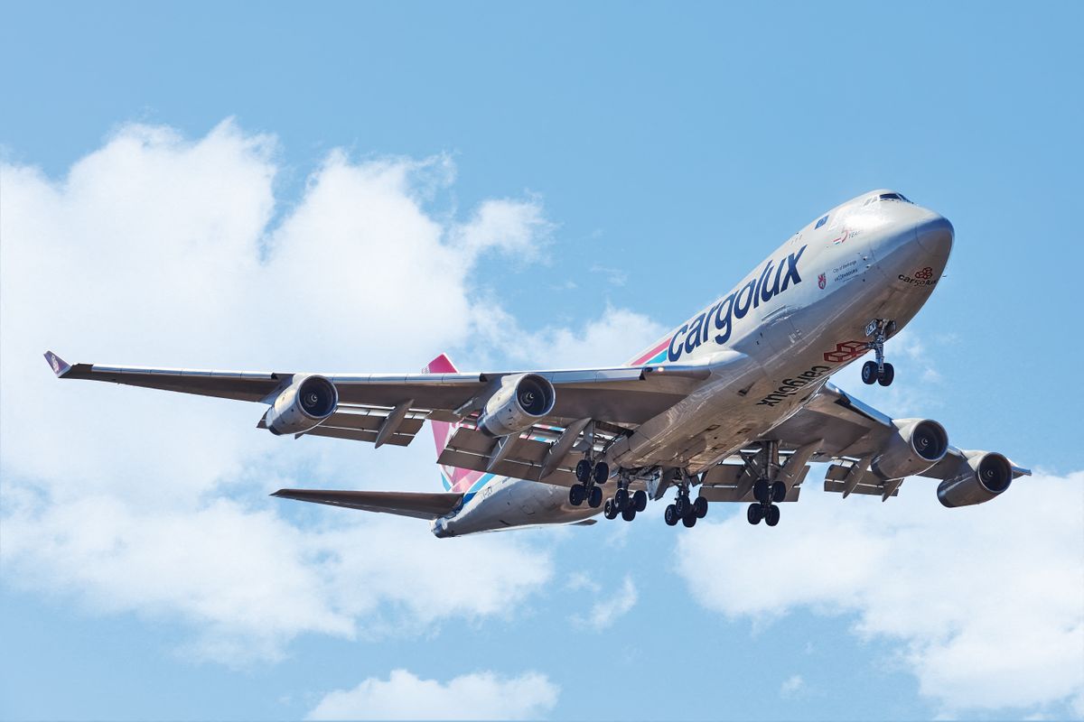 Egy Boeing 747-es típusú repülőgép felszállás után