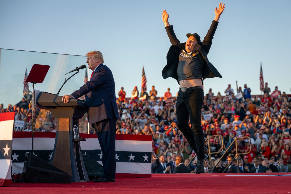 Republican presidential nominee Donald Trump holds a rally at site of first assassination attempt