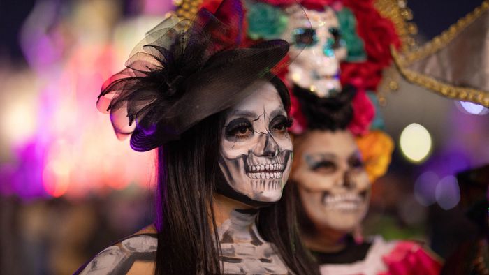 Day of the Dead offering in Mexico City