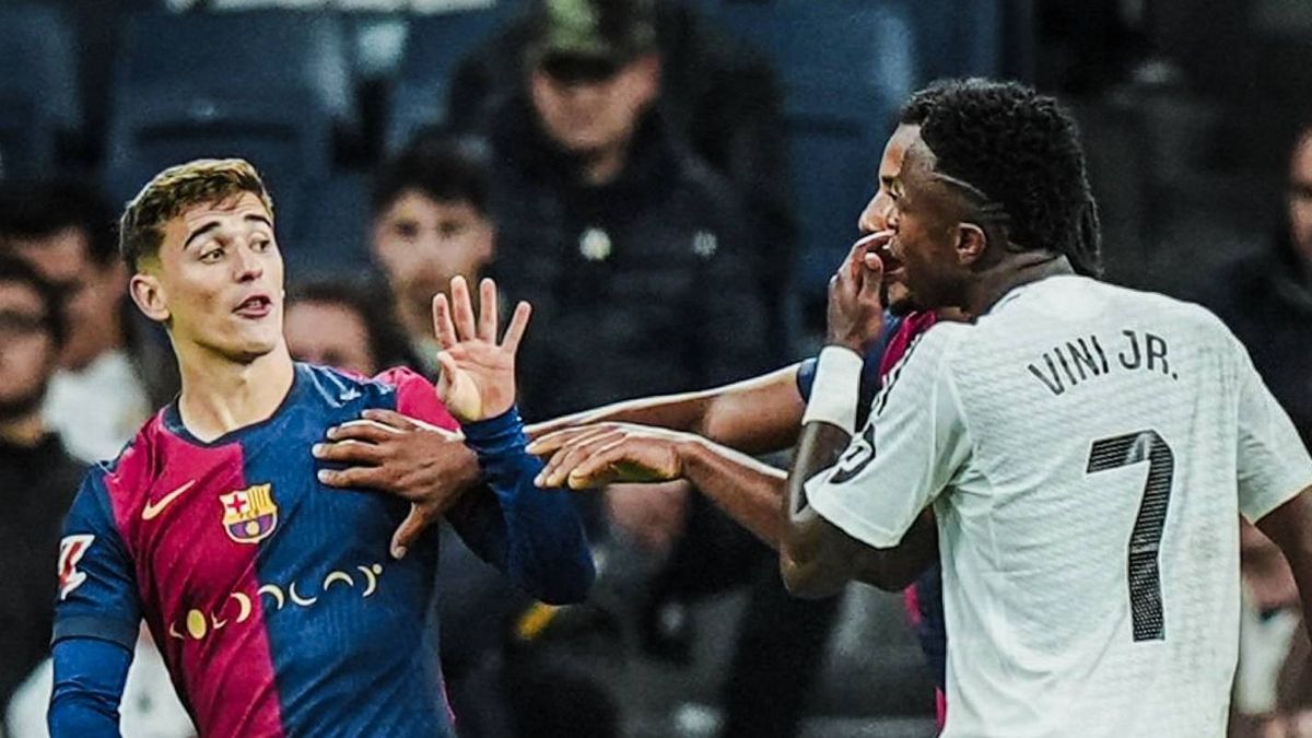 Gavi és Vinícius Júnior balhéja az El Clásicón Real Madrid Barcelona Aranylabda