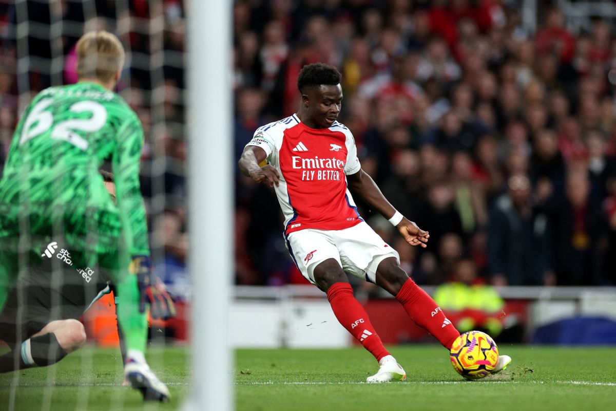 Bukayo Saka visszatérte lökést adott az Arsenalnak a Liverpool ellen