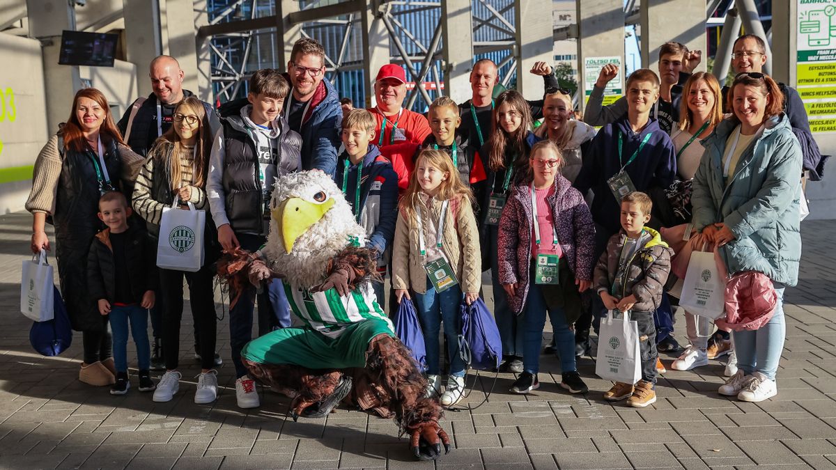 Betegségből gyógyuló gyermekek ismerhették meg a Groupama Aréna titkait