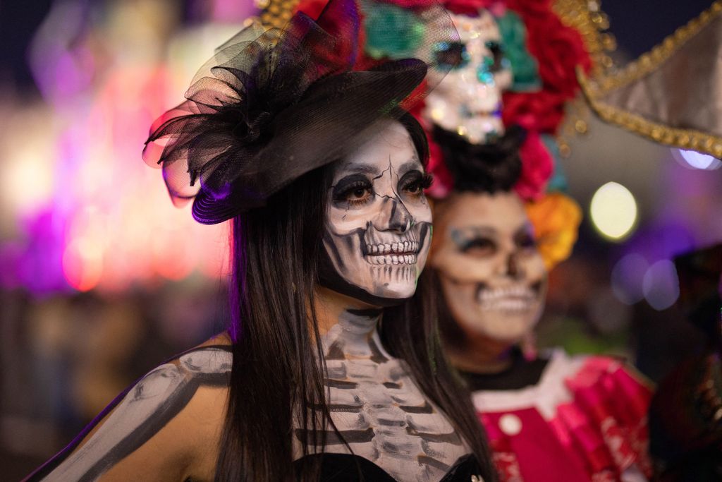 Day of the Dead offering in Mexico City