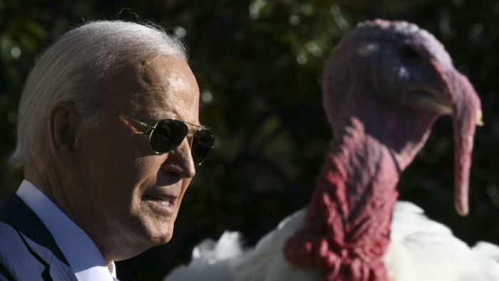 US President Joe Biden hosts traditional pardon of a Thanksgiving turkey
