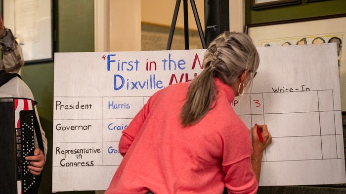 Voters in a New Hampshire hamlet cast the first ballots on US election day