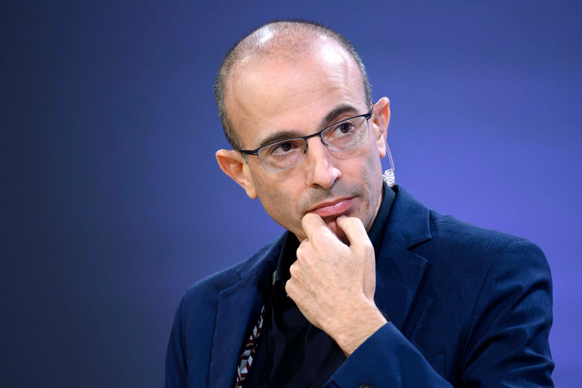 Historiker Yuval Noah Harari auf der Frankfurter Buchmesse 2024 in der Frankfurter Messe. Frankfurt am Main, 17.10.2024