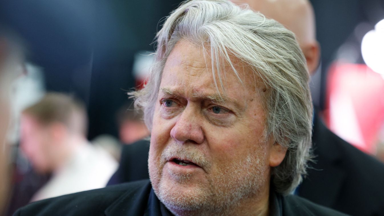 Steve Bannon, a Fehér Ház volt vezető stratégája.