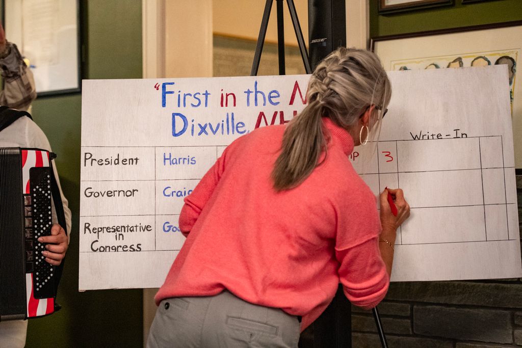 Voters in a New Hampshire hamlet cast the first ballots on US election day