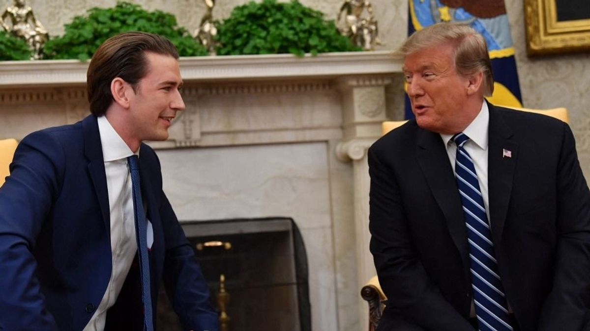 Sebastian Kurz volt kancellár Trump győzelmére készül