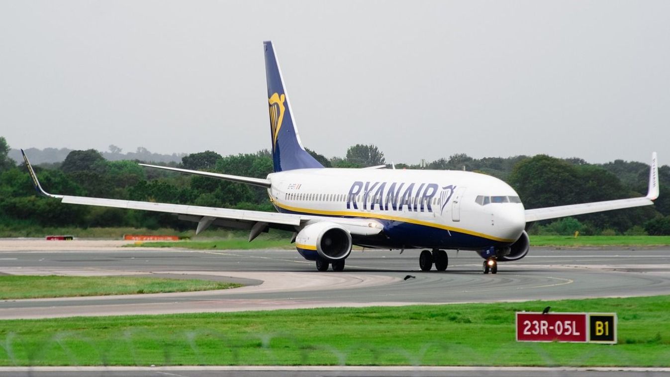 A Ryanair egyik repülőgépe (Illusztráció, forrás: Pixabay)