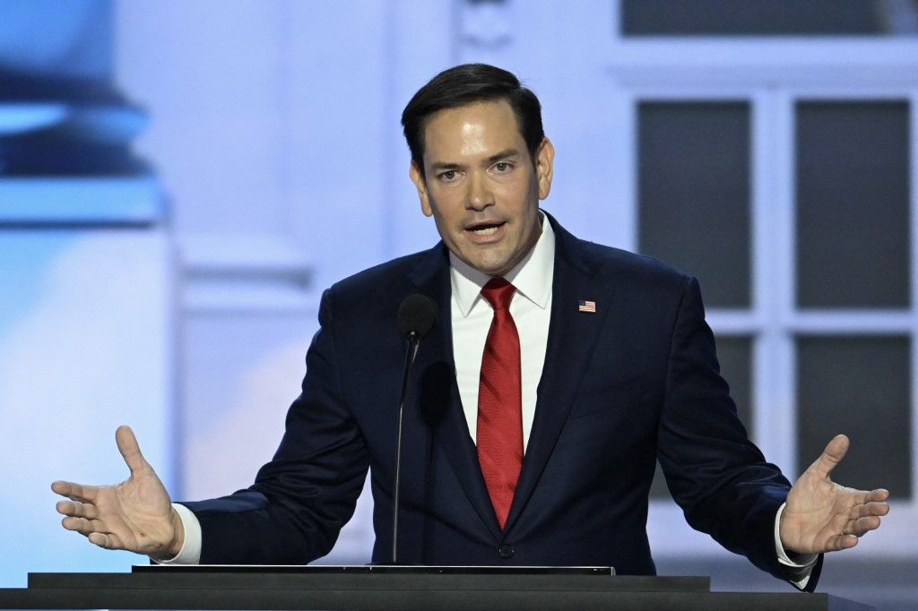 Marco Rubio amerikai szenátor, Floridai republikánus felszólal a 2024-es republikánus nemzeti kongresszus második napján