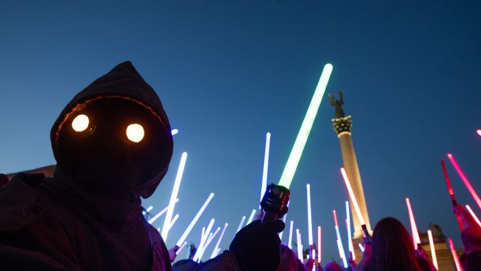 20240602 Budapest, hazai Star Wars-rajongók a Hősök terén